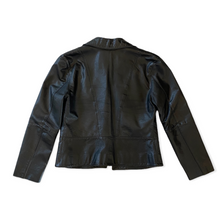 Vintage 90s Black Guru Retail Co Soft Leather Crop Jacket