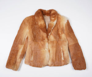 Vintage 60S Rabbit Real Fur Crop Jacket – Pineapple Vintage